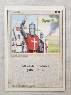NM Crusad e Revised Mtg Magic the Gathering - Image 1