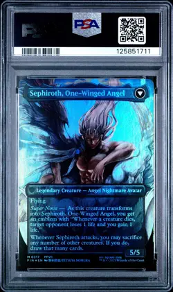 2025 MTG FF SEPHIROTH, FABLED SOLDIER/SEPHIROTH, ONE-WINGED ANGEL PSA 10 - Image 2