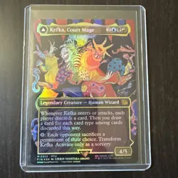 MTG: Final Fantasy: Kefka Court Mage (Foil) (Borderless) Mythic 322 - Image 1