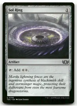 X4 Sol Ring #106 MTG Tarkir Dragonstorm TDC NM X4 - Image 1