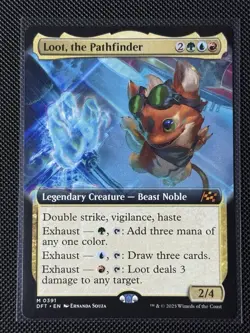 MTG Loot, the Pathfinder - Extended Art NM-Mint Aetherdrift - Image 1