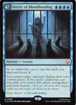 Secret of Bloodbending - FOIL - M Avatar: The Last Airbender 69 - MTG - Image 1
