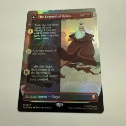 The Legend of Roku FOIL Borderless 357 Avatar TLA MTG Mythic Unplayed Mint M/NM - Image 2