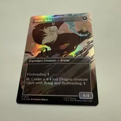 The Legend of Roku FOIL Borderless 357 Avatar TLA MTG Mythic Unplayed Mint M/NM - Image 4