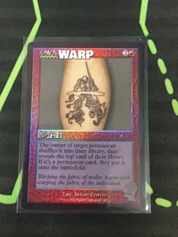MTG Magic The Gathering Chaos Warp Rainbow Foil Secret Lair Commander - Image 1