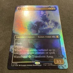 Aang, Swift Savior #0298 - Borderless - FOIL - Avatar: The Last Airbender MTG - Image 2