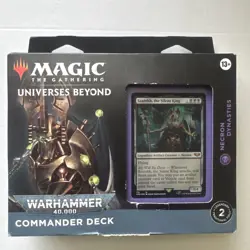 MTG Warhammer 40K Sealed Commander Necron Dynasties Precon Universes Beyond - Image 1
