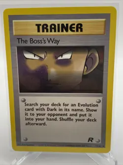 The Boss's Way #73/82 - Team Rocket Pokemon TCG - NM - Image 1