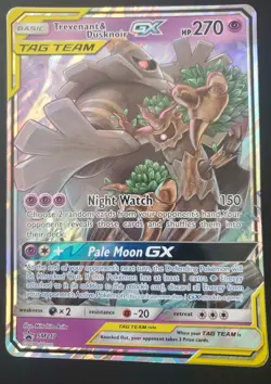 Trevenant & Dusknoir GX Pokemon Sun & Moon Black Star Promo SM217-LP - Image 2