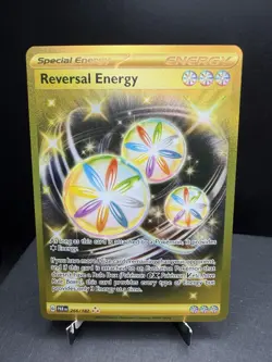 Pokemon TCG SV Paradox Reversal Energy 266/182 Gold Hyper Rare Full Art NM - Image 1