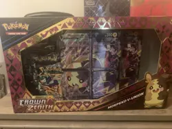 Pokemon Crown Zenith Morpeko V-Union Premium Playmat Collection 5 packs!! - Image 1