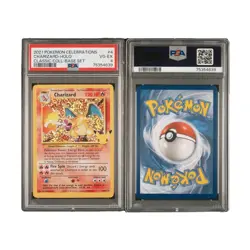 Pokemon Celebrations 2021 Charizard Holo Classic Collection 4/102 PSA 4. - Image 1