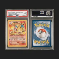 Pokemon Celebrations 2021 Charizard Holo Classic Collection 4/102 PSA 4. - Image 2