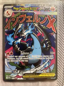 Pokemon Phantasmal Flames Mega Charizard X Ex UPC 023 Black Star Promo NM - Image 1