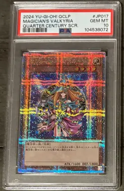 PSA 10 2024 YU-GI-OH! JAPANESE QCLP #JP017 MAGICIAN'S VALKYRIA QCSCR - Image 1