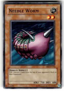 Needle Worm - DB2-EN102 - Common NM Dark Beginning 2 Yugioh - Image 1
