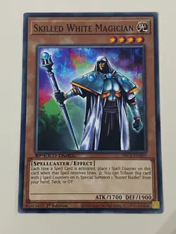 Yugioh - Skilled Magician Set Dark Blue Brown White Red NM - Plus Free Holo - Image 2