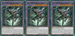 3x Evil HERO Darkest Knight | SUDA-EN033 | Common | 1st Ed | NM | YuGiOh - Image 1