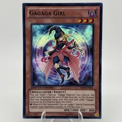 Yugioh Gagaga Girl ABYR-ENSE1 Super Rare Limited Edition LP - Image 1