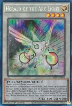 Yugioh! Herald of the Arc Light - RA01-EN031 - Prismatic Collector's Rare - 1st - Image 1