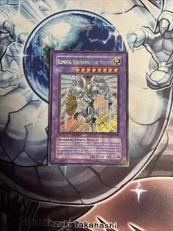 (16) Yugioh Elemental Hero Shining Flare Wingman CT03-EN004 Secret Rare LP - Image 1