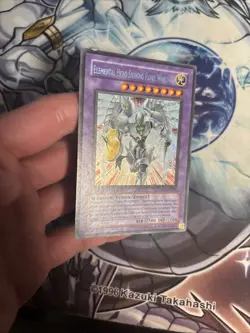 (16) Yugioh Elemental Hero Shining Flare Wingman CT03-EN004 Secret Rare LP - Image 3