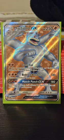 Machamp GX Full Art Holo Card 135/147 SM Burning Shadows NM Condition - Image 1
