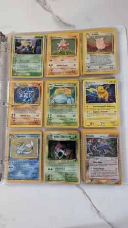 Pokemon Vintage Binder HOLOS DELTA SPECIES 1st Edition Base Set WOTC 108 cards - Image 1
