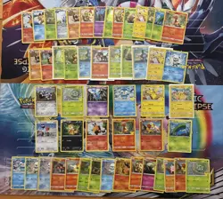 Pokemon Card Lot Full Art Alt Art Holo Fire Pikachu Charmander 52 Cards - Image 1