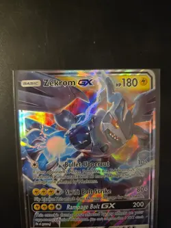 Pokemon TCG Zekrom GX Full Art Holo Card SM Promos #SM138 Lightly Played - Image 2