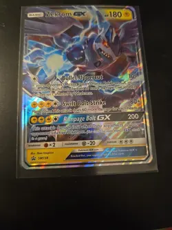 Pokemon TCG Zekrom GX Full Art Holo Card SM Promos #SM138 Lightly Played - Image 3