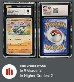 Pokemon Card Error Obstruction Rare CGC 9 Unique Error 1-of-a-kind *See photos* - Image 2