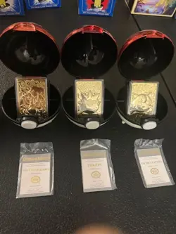 Pokemon 23K Gold Plated Cards Limited Edition FULL Set of 6 Burger King 1999 - Image 3