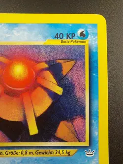 Pokemon 2000 Sterndu 56/64 1st Edition Neo Revelation German Card NM-M - Image 3