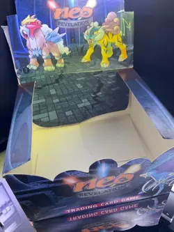 WOTC Vintage NEO REVELATION ?????? Empty Booster Box ?????? No Pokemon Cards - Image 5