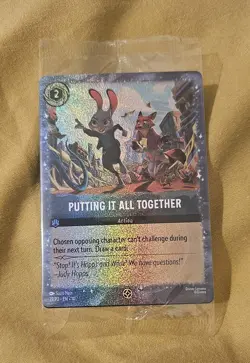 50 Lorcana Putting It All Together Zootopia Movie Promo Card Quantity 50 Cards - Image 1