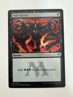 Dark Ritual Foil MTG Magic the Gathering Card NM Near Mint A25 - Image 1