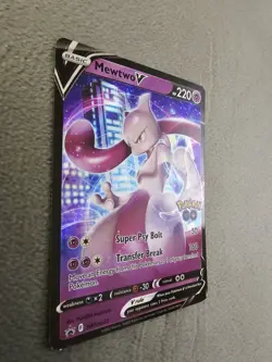 Mewtwo V SWSH223 Pokemon Go Promo Sword & Shield Promo Card Pokemon TCG - Image 2