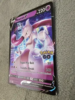 Mewtwo V SWSH223 Pokemon Go Promo Sword & Shield Promo Card Pokemon TCG - Image 3