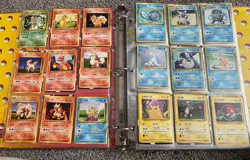 264 Vintage Pocket Monster Cards - Partial Sets Collection Including Binder - Image 2