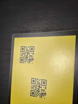 2025 Disney Lorcana Discard Error QR Code Card Whispers In the Well - Image 3