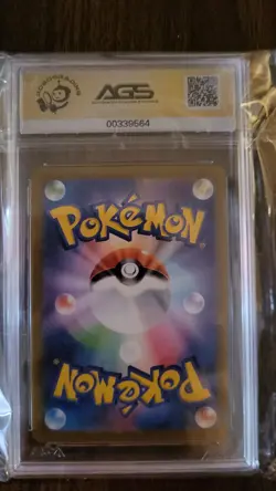Pokemon Sylveon EX TCG Card 069/187 SV8a Terastal Fest EX Holo Japanese AGS 10 - Image 2