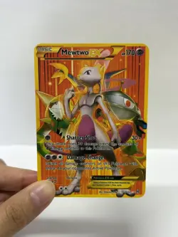 MewtwoEX HP170 164/162 Gold Metal Pokemon Card-Collectible Gift Display - Image 3