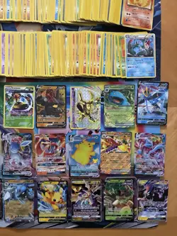 Vintage Pokemon Card Lot Holo Etc MP-Damaged Pikachu Glaceon Tyranitar Etc 905+ - Image 2