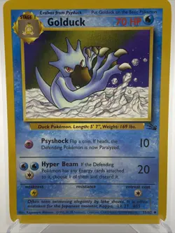 Golduck - 35/62 - Uncommon - Fossil Set - Pokemon Card - NM/M - Image 1