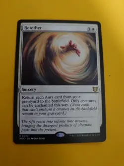Retether. WOC rare Sorcery MTG Card. - Image 2