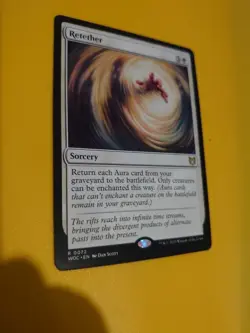 Retether. WOC rare Sorcery MTG Card. - Image 4
