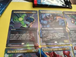 MTG Marvel Spider-Man Scene Box FOIL Card Set SPE 021, 022, 023, 024, 025, 026 - Image 3