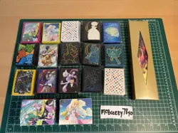 Sealed Mixed Lot of 15 Pokemon Card Sleeves w/Charizard UPC Playmat - Image 1