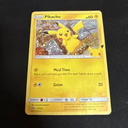Pikachu 25/25 Holo Rare 2021 Mcdonald's Promo Pokemon Card - Image 1